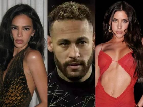 Neymar dividiu o mesmo espaço que a ex-namorada, a atriz Bruna Marquezine. Mas, não teve uma interação entre eles e o atleta ficou próximo de Jade Picon, com quem já teve um affair no passado