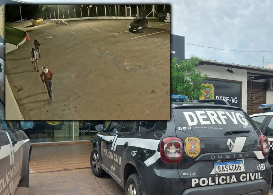 Bando tinha intenção de levar cofre da loja. 