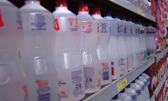 Proibição não afeta a venda do álcool 70% em gel.