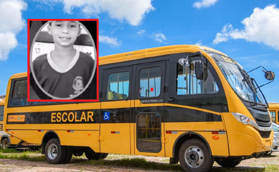 Ele estava no veículo, quando caiu e foi atropelado