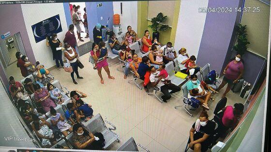 Mesmo com a ampliação, os leitos pediátricos de internação foram todos ocupados rapidamente.