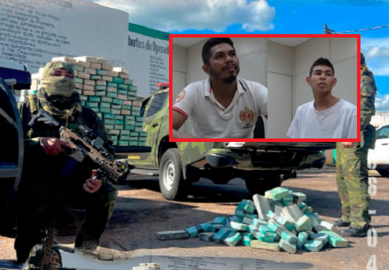 Identificação de traficantes presos com 420 quilos de drogas