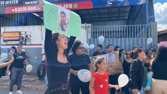 Karine Camargo, mãe de Vicente Camargo, o bebê de 5 meses que morreu na última quarta-feira (17), na creche Espaço Criança Feliz.