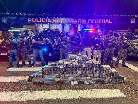 Drogas apreendidas pela PF em Rondonópolis 