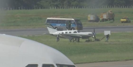 Pistas estão fechadas para vistoria no aeroporto de Várzea Grande.