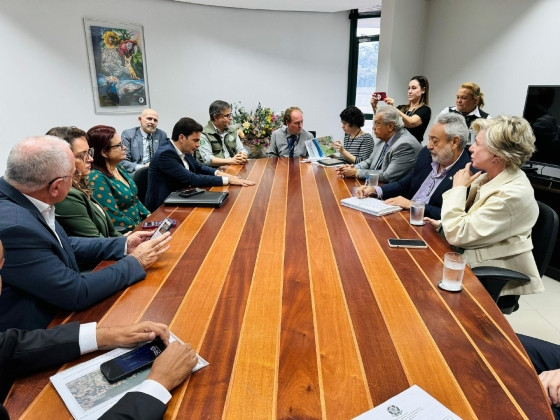 A reunião aconteceu nesta terça-feira em Brasília 
