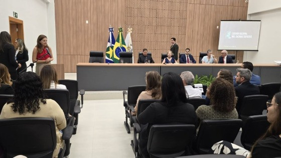 Gisela falou também sobre a necessidade de avanços no Núcleo 4.0 do Juizado. 