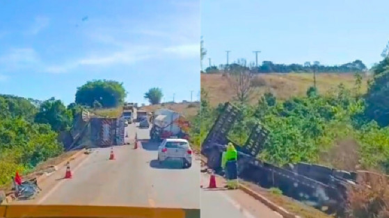 Em decorrência do acidente, a pista chegou a ser totalmente interditada na região