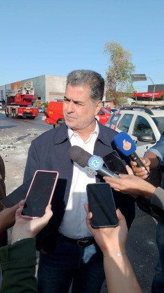 Emanuel  foi até o local assim que tomou conhecimento do caso, através do presidente do Shopping Misael Galvão