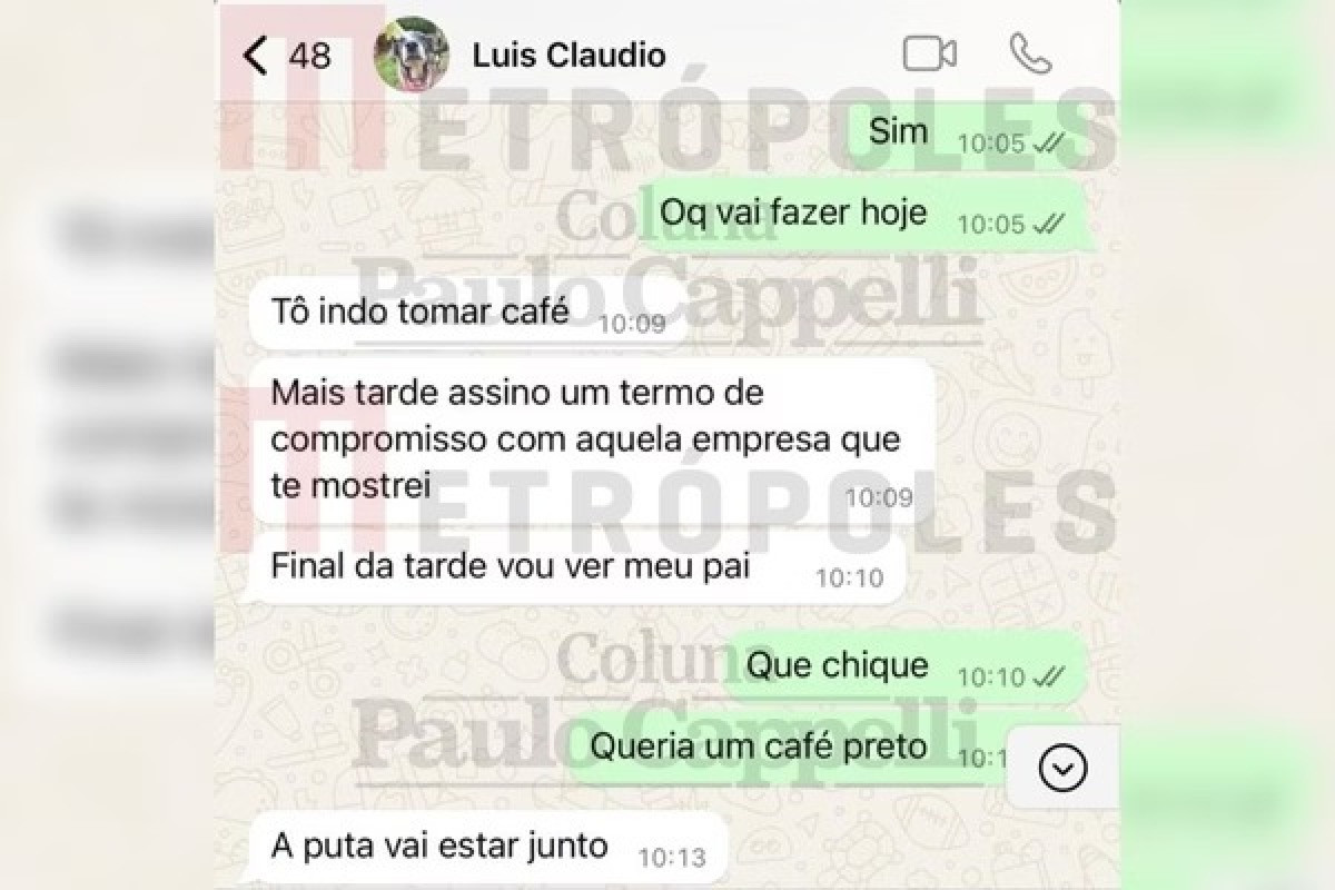 PRINTS FILHO DO LULA