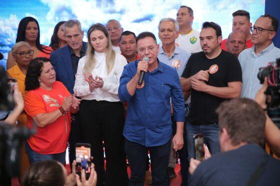 Durante o evento, o partido também anunciou a chapa com 28 candidatos a vereador.