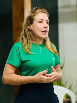 Pré-candidata à prefeitura de Várzea Grande pelo Partido Liberal (PL), Flávia Moretti.