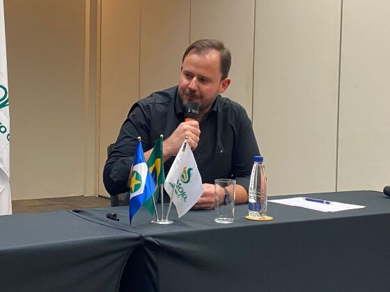 Presidente da Aprosoja, Lucas Beber.