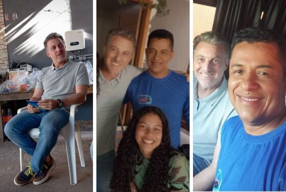 Pedreiro do Pedra 90 é destaque em programa de Luciano Huck.