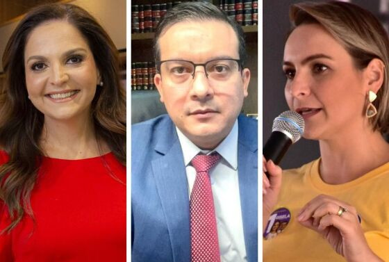 Principais candidatos à presidência da OAB-MT conforme desempenho na pesquisa de intenção de votos.