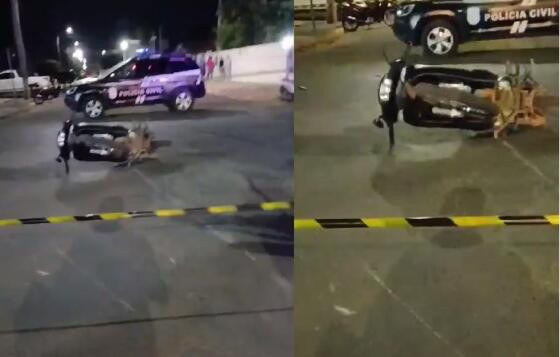 A vítima morreu ainda no local.