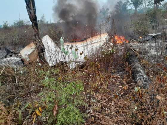 Avião caiu na manhã desta quinta-feira (15) em Apiacás