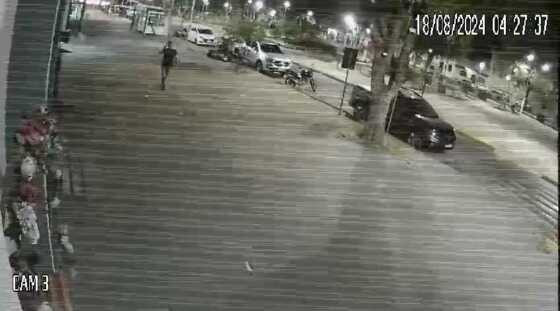 O caso aconteceu na madrugada deste domingo (18), enquanto o PM caminhava em uma das ruas do município de Cáceres.