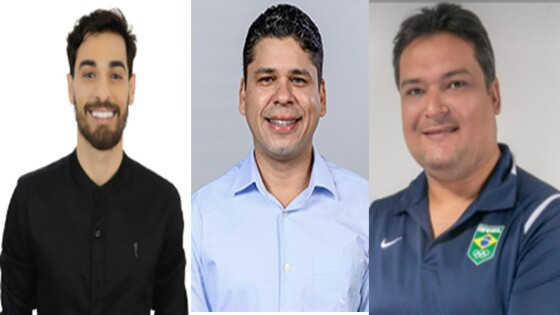 ANDRE CAZONATO,  CARLOS RAFAEL FORTUNATO E PABLO QUEIROZ