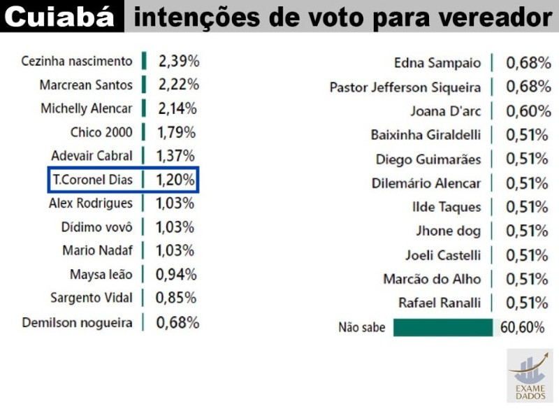 pesquisa vereador novato