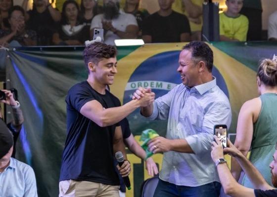 Nikolas Ferreira, que visitou Rondonópolis em novembro do ano passado, já havia anunciado seu apoio à candidatura de Cláudio.