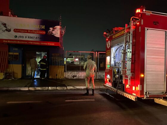 Foram encontrados indícios que o incêndio seja criminoso 