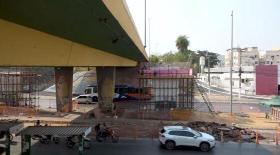 Entre as obras do Complexo Viário está o alargamento do viaduto do CPA.