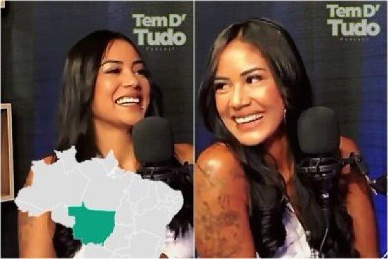 Garota de programa em entrevista ao podcast “Tem D’Tudo”, do estado de Rondônia.