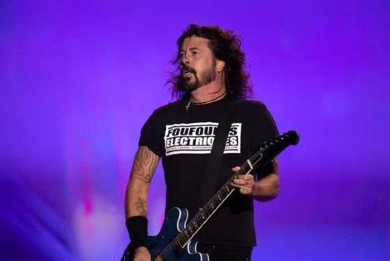 Dave Grohl, vocalista do Foo Fighters, no Rock in Rio 2019 