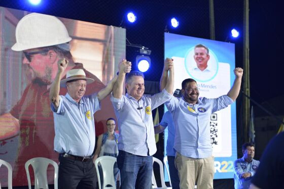 Roberto Dorner , Mauro Mendes e Paulinho Abreu