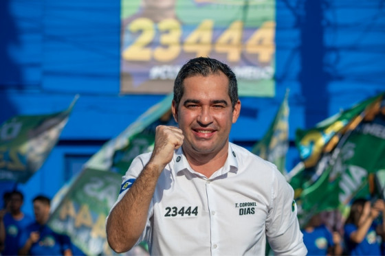 O candidato a vereador por Cuiabá, Tenente-coronel Dias, é o segundo nome mais mencionado na pesquisa do Instituto Percent divulgada neste sábado (28). 