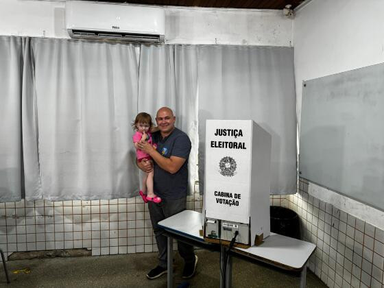 Cauteloso, ele evitou falar de comemoração sobre o resultado da eleição neste domingo.