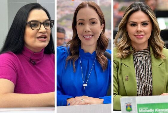 Samantha é a mais votada; Maysa e Michelly conseguiram se reeleger.