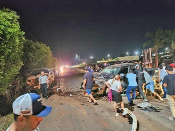 O acidente aconteceu na noite desta terça-feira (8), em Juara. 