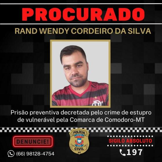 Professor procurado em Comodoro