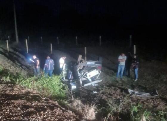 O acidente ocorreu na madrugada deste sábado (19), em Barra do Bugres.