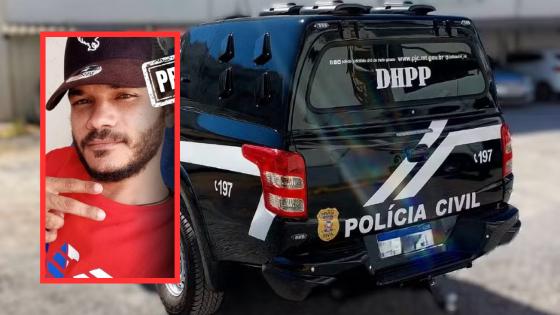 Janderson Araújo Félix Pereira, de 26 anos, é procurado pela polícia após ser identificado como o autor do assassinato de um morador de rua.