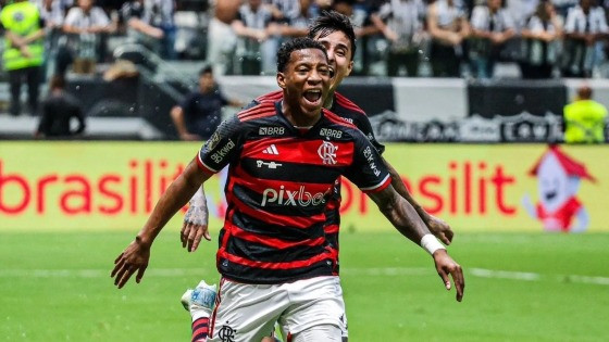 Flamengo venceu o Atlético-MG por 1x0