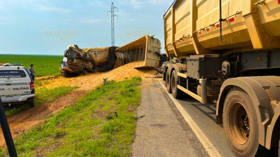 Acidente ocorreu na tarde desta segunda-feira (11), em Boa Esperança do Norte