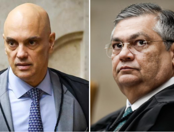 Alexandre de Moraes e Flávio Dino estão na mira de articulações do PL para 2027.