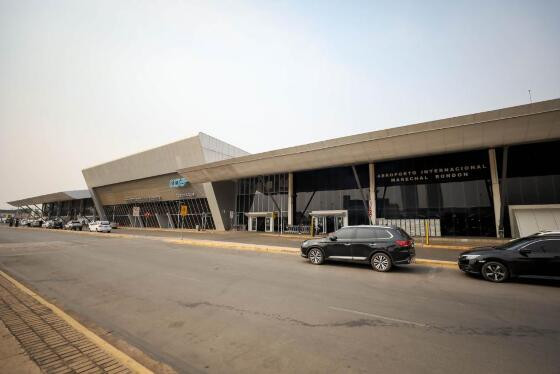 Principal porta de entrada de Mato Grosso, o Aeroporto Marechal Rondon está sob concessão da Centro-Oeste Airports desde 2019.