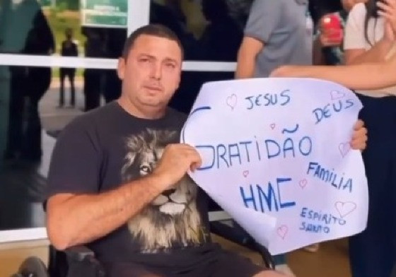 Sargento de Deus recebeu alta na manhã desta terça-feira (17).