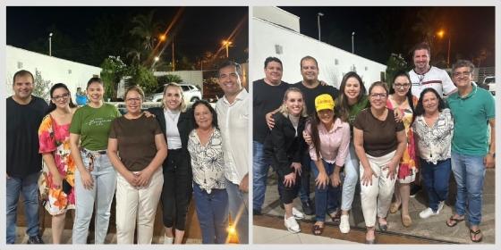 Paula Calil publicou foto com 10 dos seus 14 apoiadores