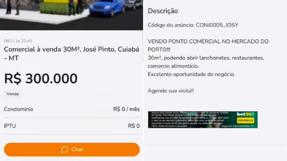 venda de ponto comercial no Mercado do Porto