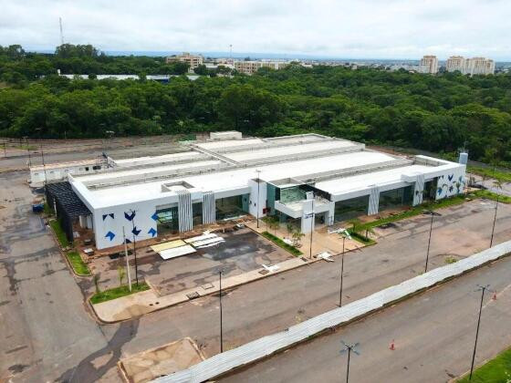 Obra de construção da nova sede do Lacen-MT já está com 93% de conclusão