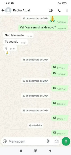 conversa entre piloto e ex-esposa