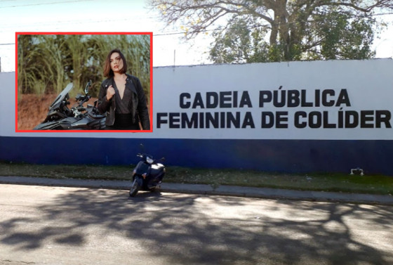 A Musa dos Investimento, Taiza Tosatt, está presa na Cadeia Pública Feminina de Colíder