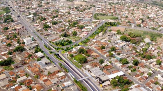 Projeção da trincheira na Avenida Miguel Sutil