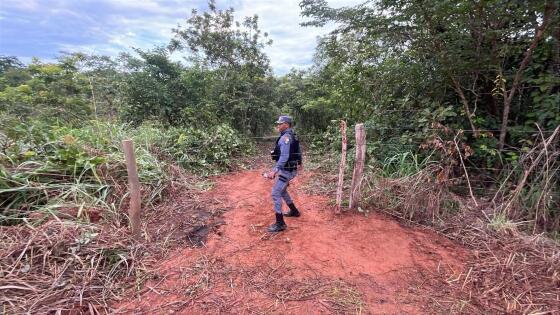 Invasão na região do Lago do Manso foi desmontada pela polícia.