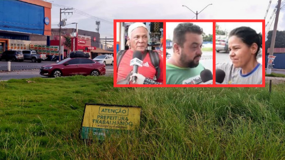 O principal ponto de confusão tem ocorrido em frente ao mercado Gama, onde antes era um estacionamento e agora virou uma rua de acesso ao Parque das Águas.